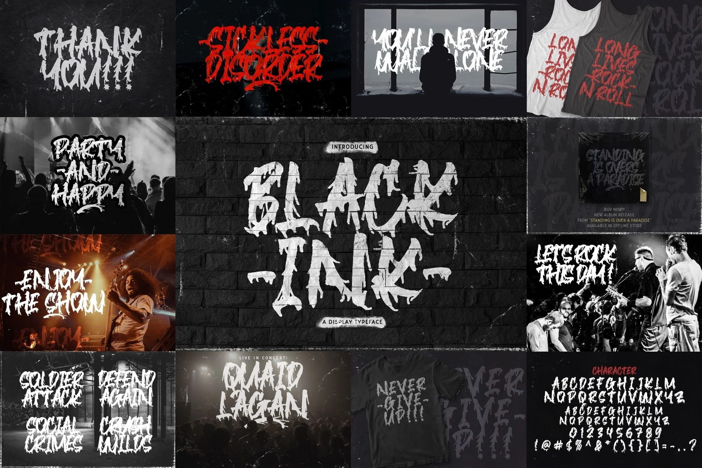 Brush Textured Font Bundle Vol. 4 - Image 10