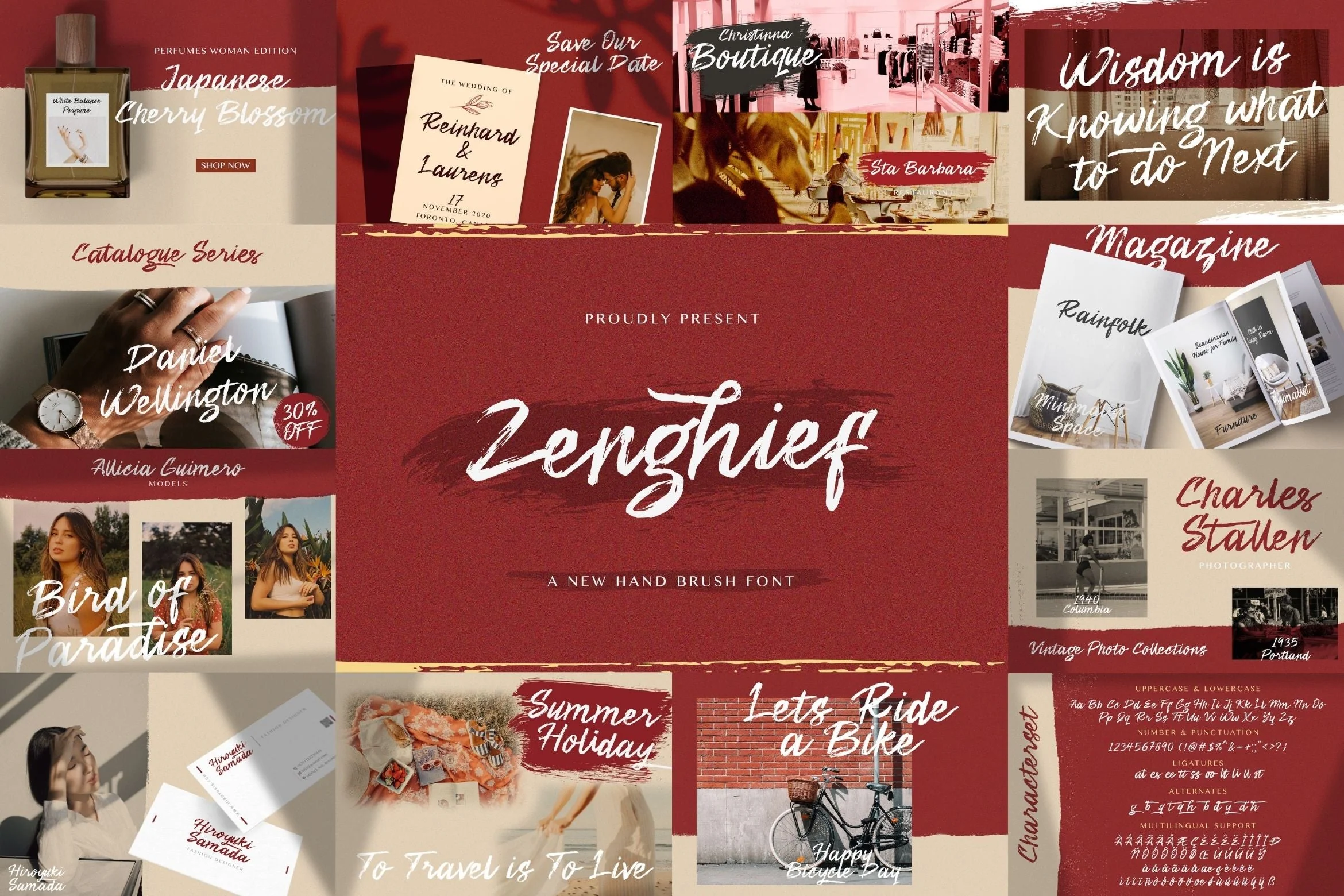 Brush Textured Font Bundle Vol. 4 - Image 8