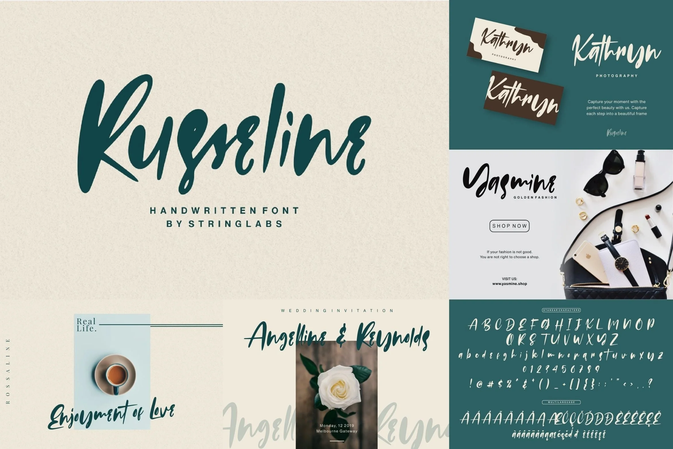 Brush Textured Font Bundle Vol. 5 - Image 3