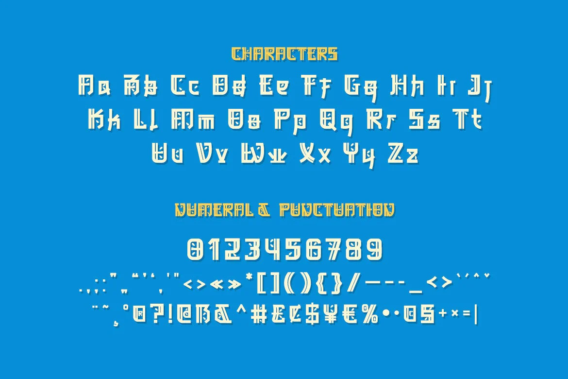 BUKAMA Faux Japanese Font - Image 9
