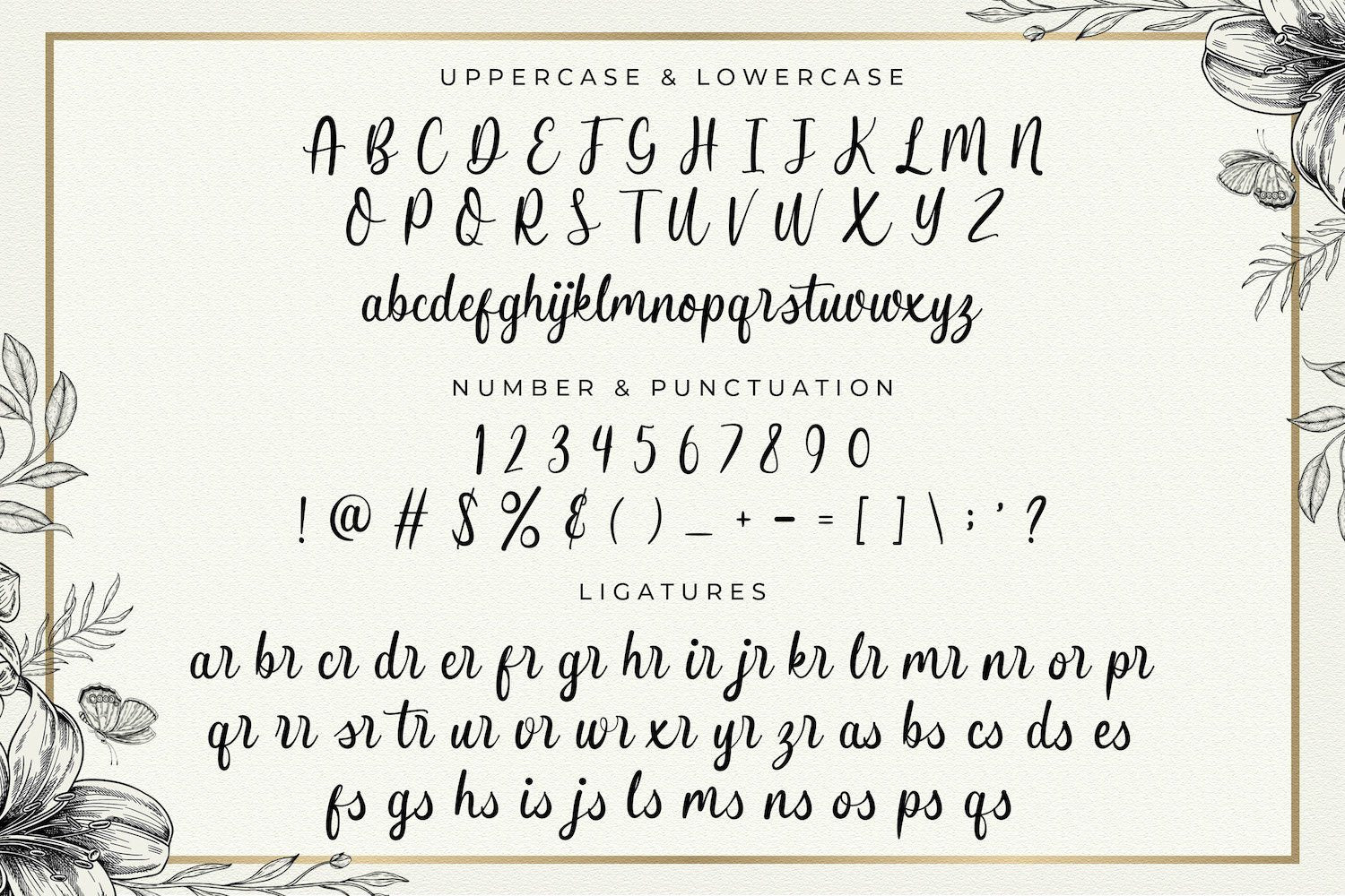 Butterfly Winter - Handwritten Font - Image 9