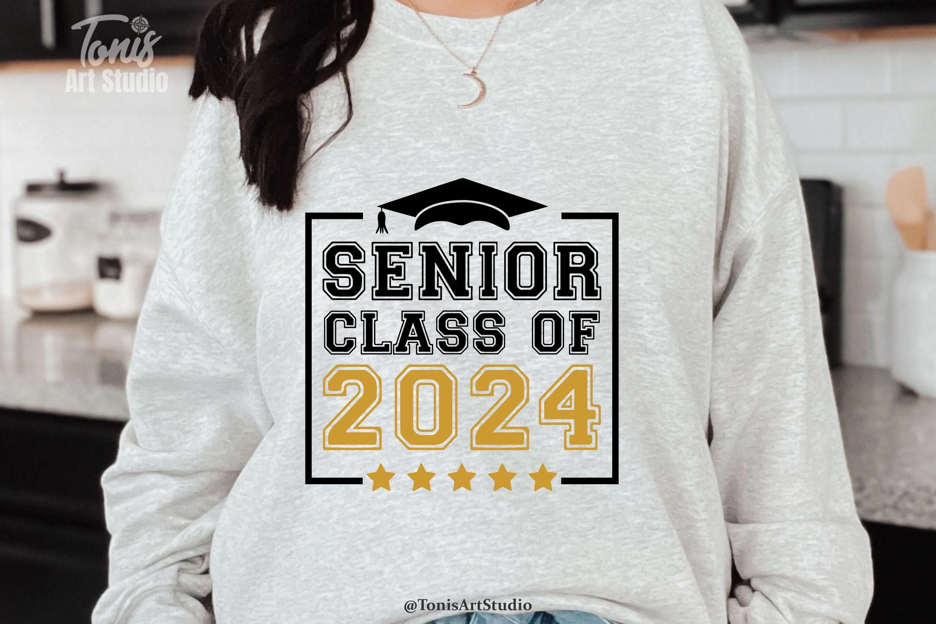 Celebrate the Class of 2024 with our Graduation SVG Bundle - Perfect for DIY Senior 2024 T-Shirt Designs! - Image 6