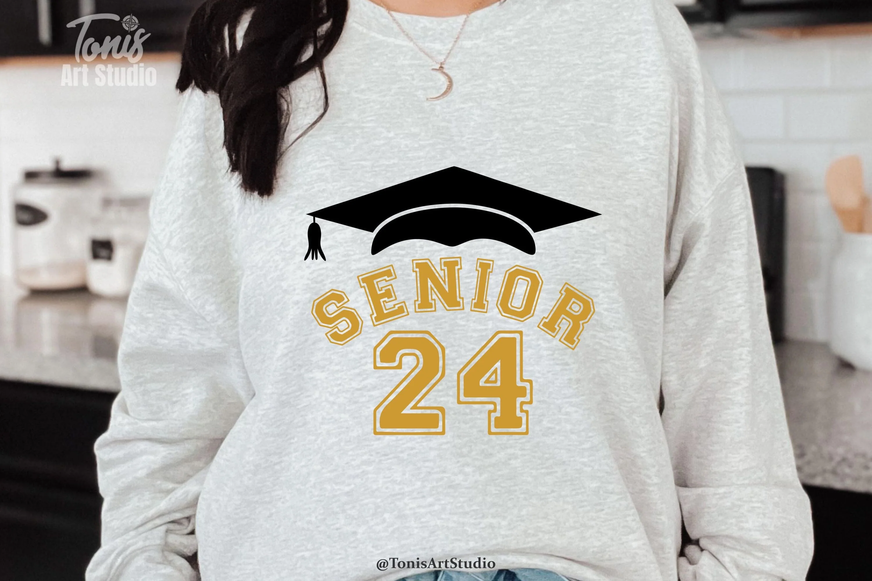 Celebrate the Class of 2024 with our Graduation SVG Bundle - Perfect for DIY Senior 2024 T-Shirt Designs! - Image 7
