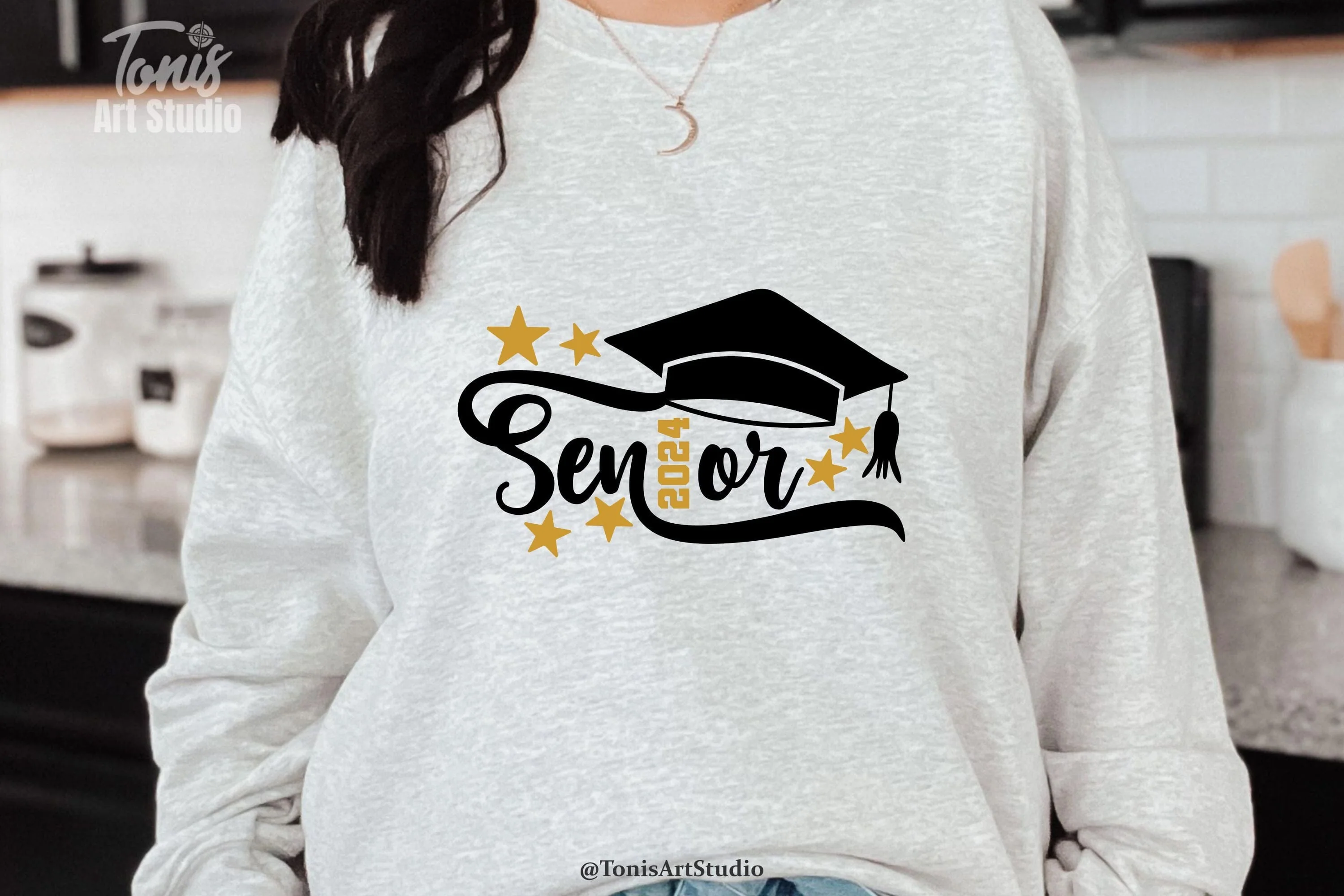 Celebrate the Class of 2024 with our Graduation SVG Bundle - Perfect for DIY Senior 2024 T-Shirt Designs! - Image 8