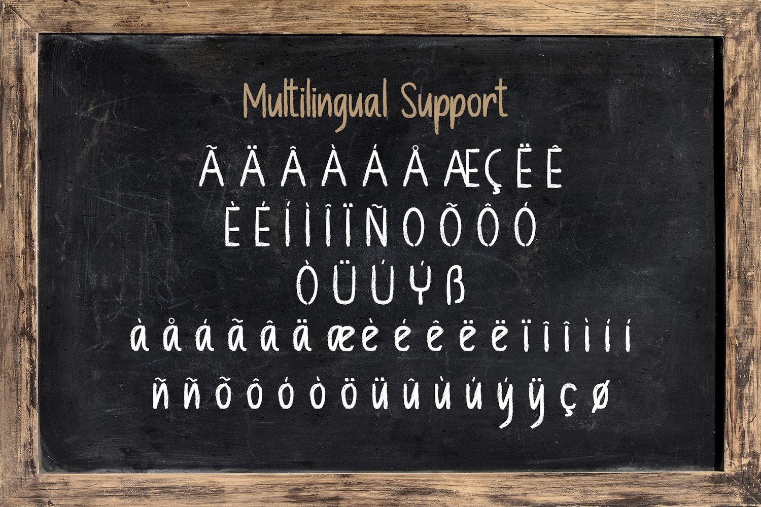 Chalk Board - A Handmade Chalk Font - Image 12