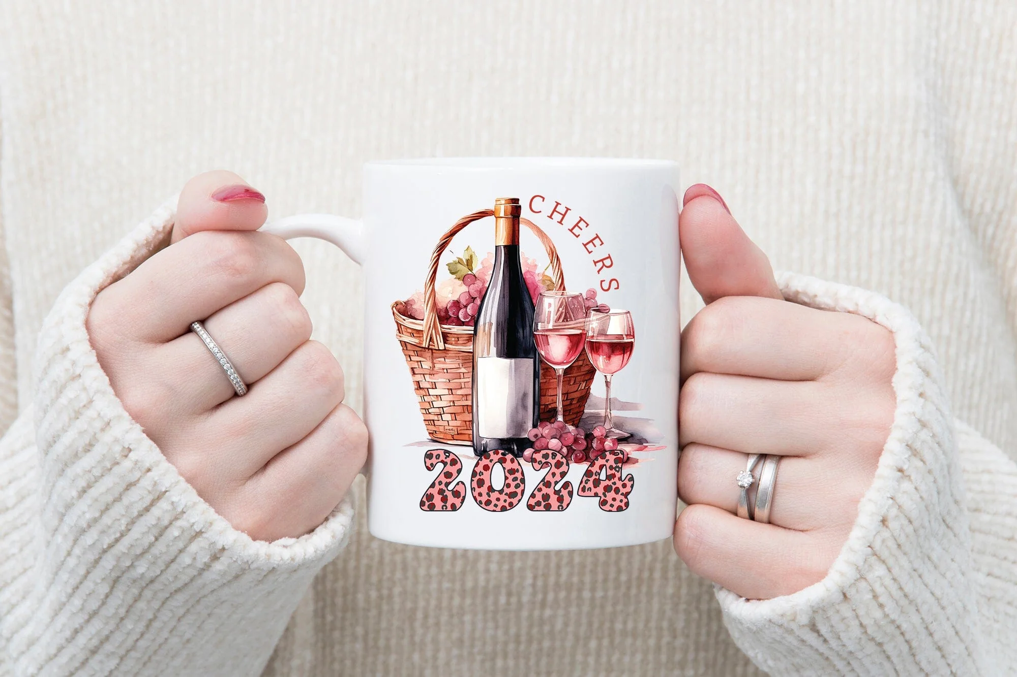 Cheers 2024 | New Year PNG Sublimation - Image 5