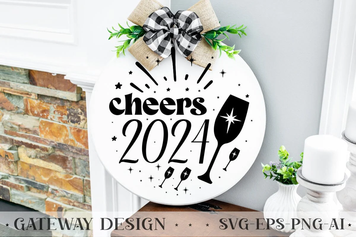 Cheers 2024 Signs Design