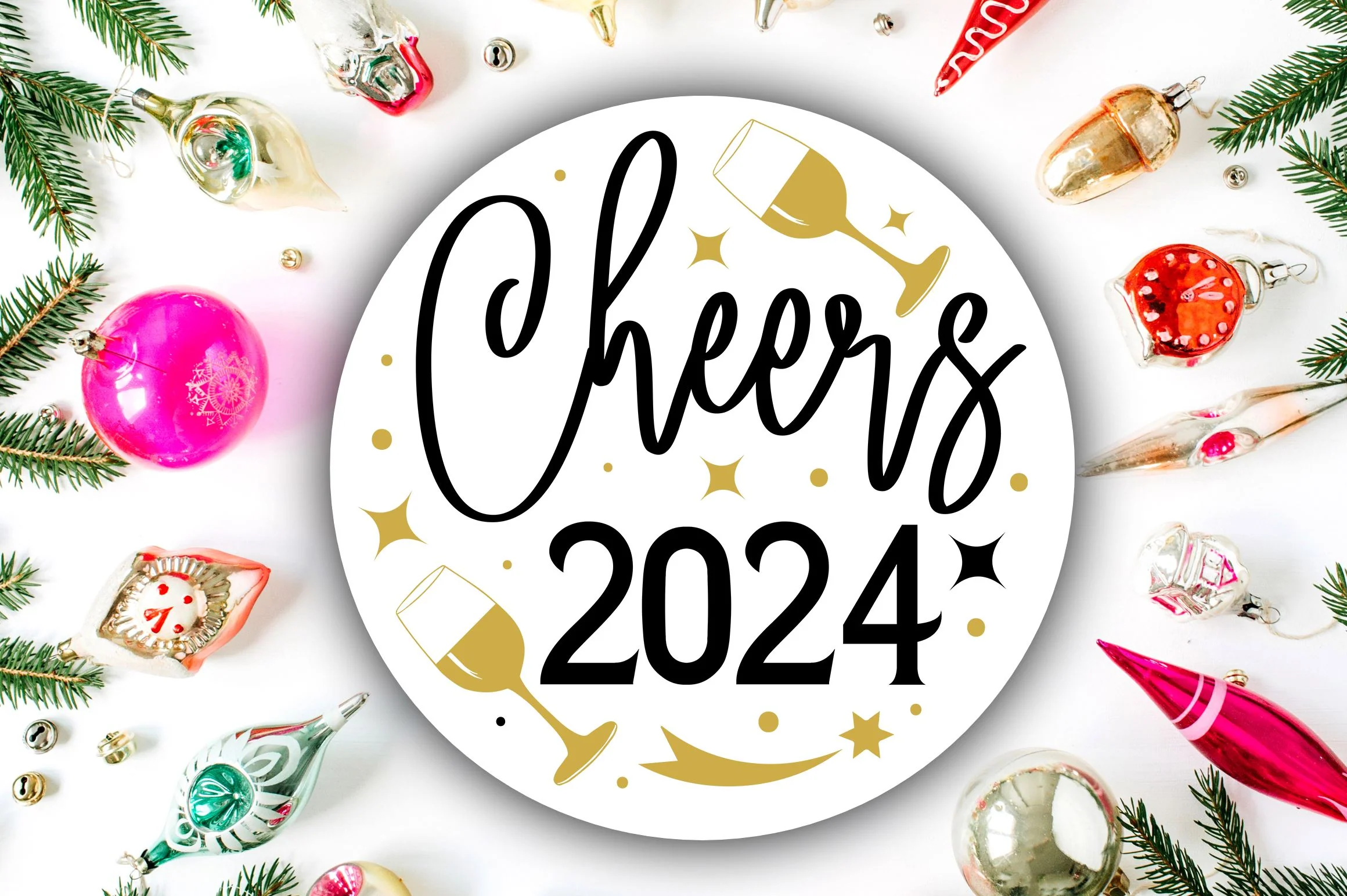 Cheers 2024 svg design - Image 3