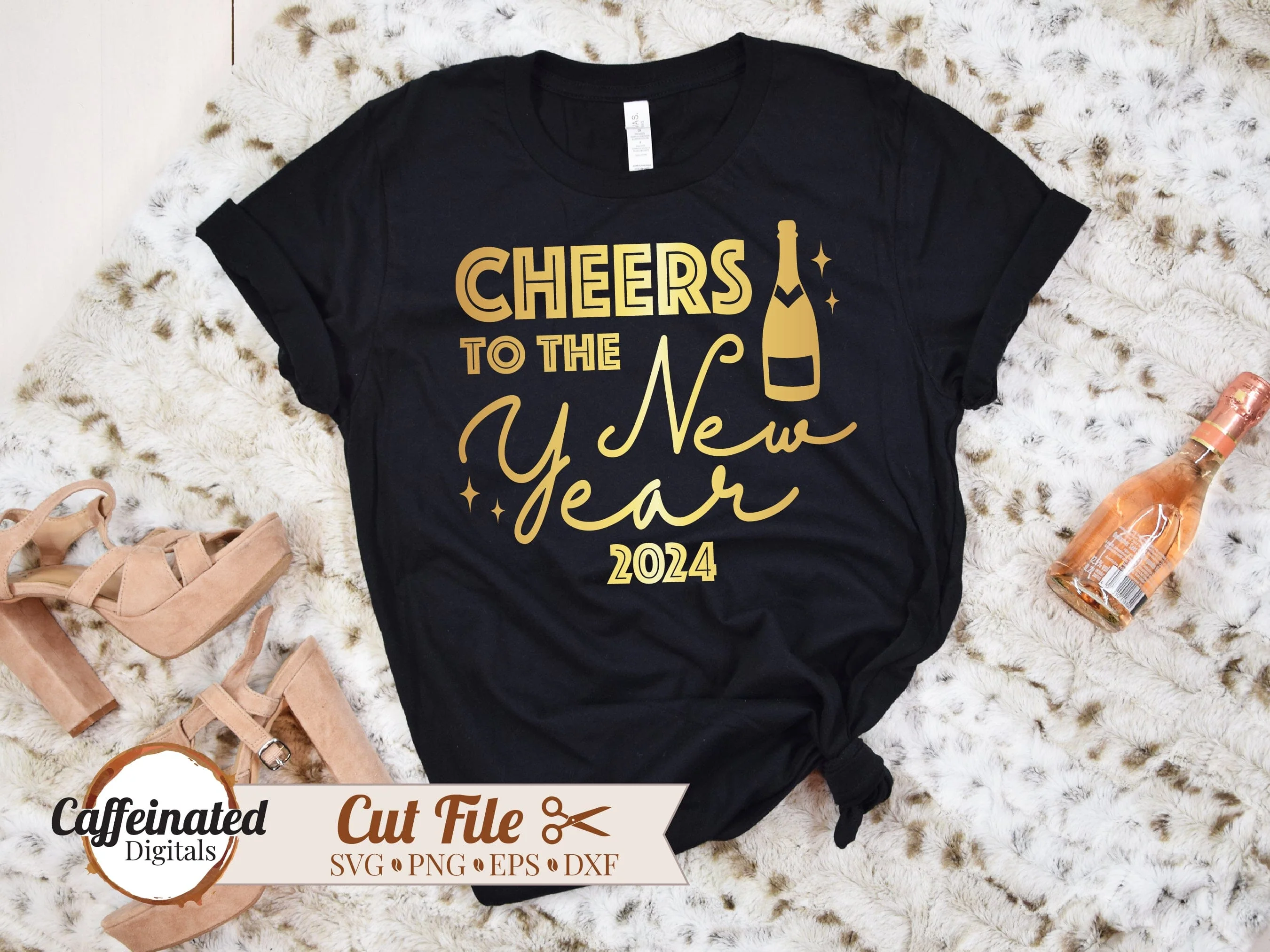 Cheers to 2024 svg