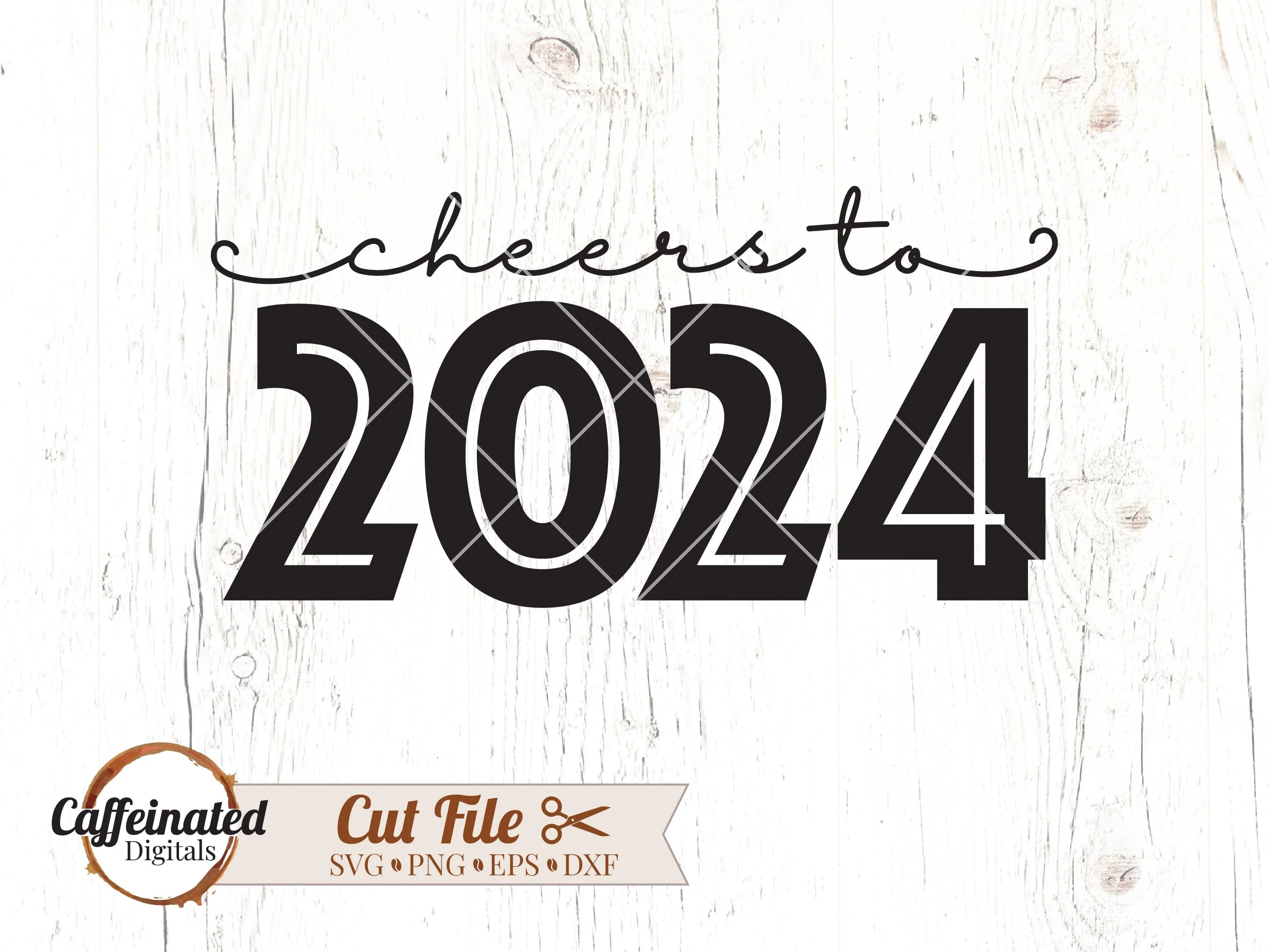 Cheers to 2024 svg, New Years svg - Image 3
