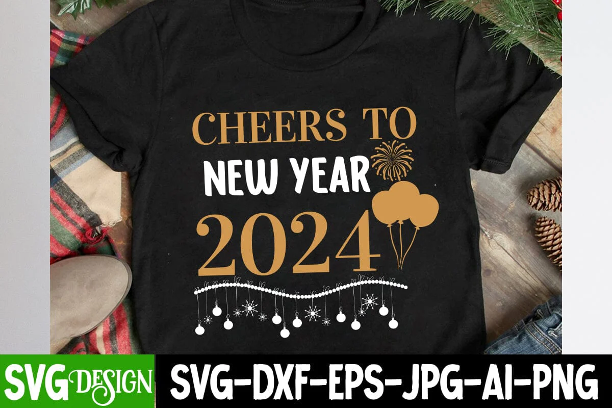 Cheers to New Year 2024 SVG Cut File, Cheers to New Year 2024 Sublimation Design, Happy New Year SVG Design , 2024 Sublimation Design, New Year 2024 SVG Cut File, 2024 New Year SVG bundle,New Year SVG Design 2024