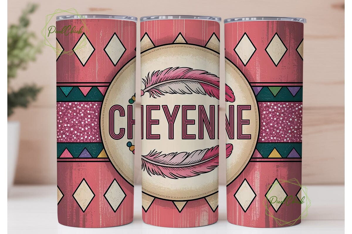 Cheyenne Tribal Tumbler Wrap