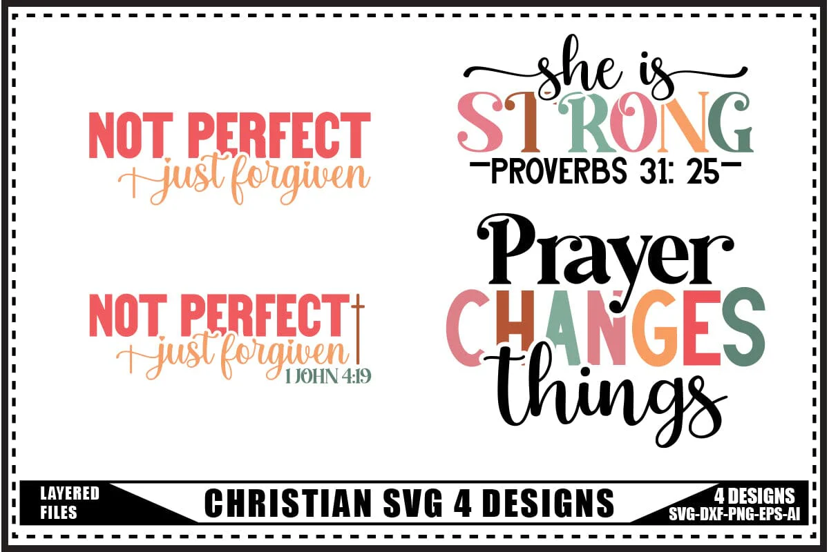 Christian Svg 4 Designs