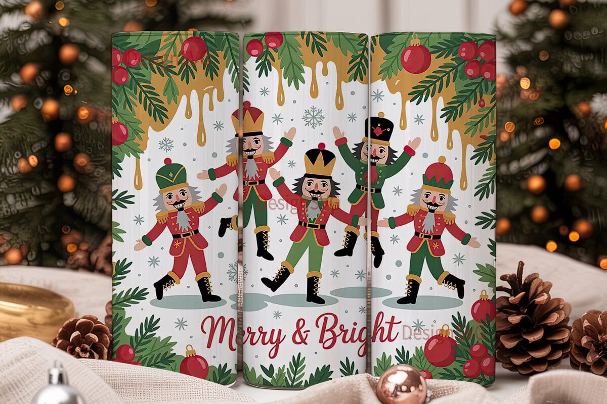Christmas Nutcracker 20oz Tumbler Wrap - Image 2