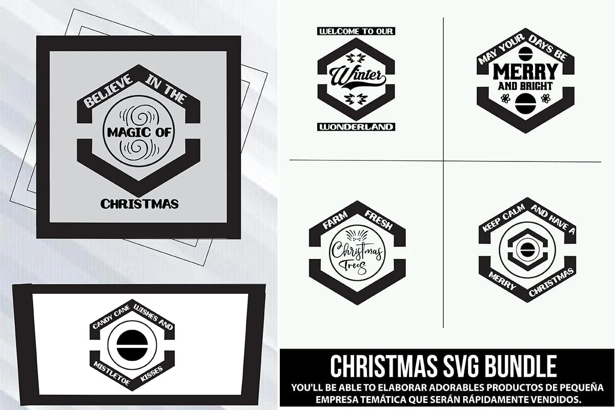 Christmas SVG Bundle, Christmas Sticker