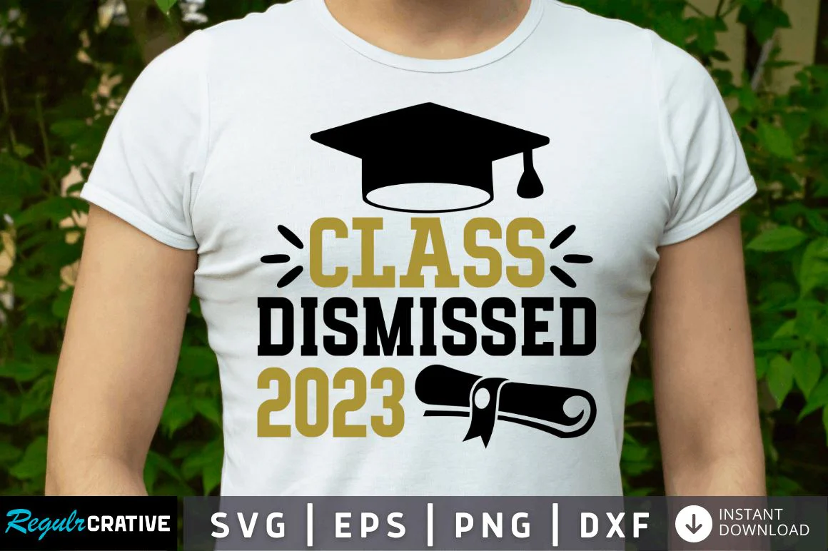 Class dismissed 2023 SVG