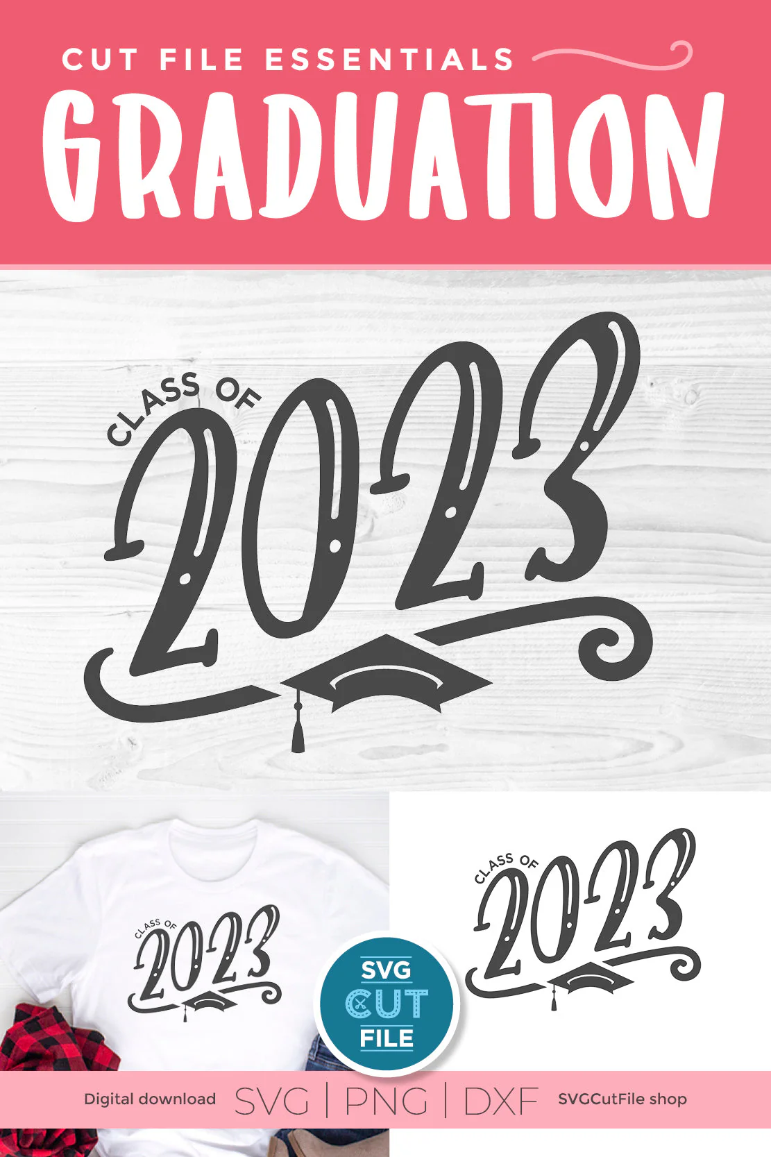 Class of 2023 svg with graduation cap - Image 2