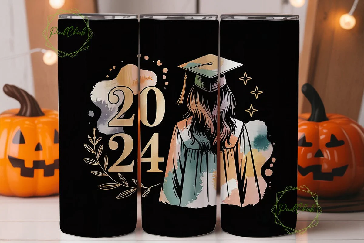 Class of 2024 Grad Tumbler Wrap - Image 2
