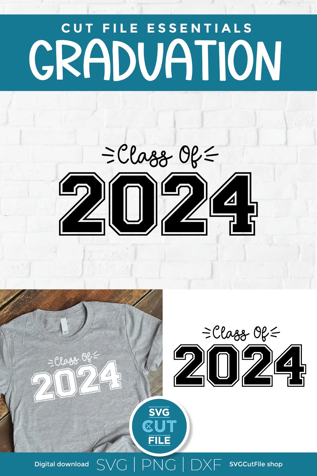Class of 2024 svg, cute 2024 grad svg, 2024 graduation svg - Image 4