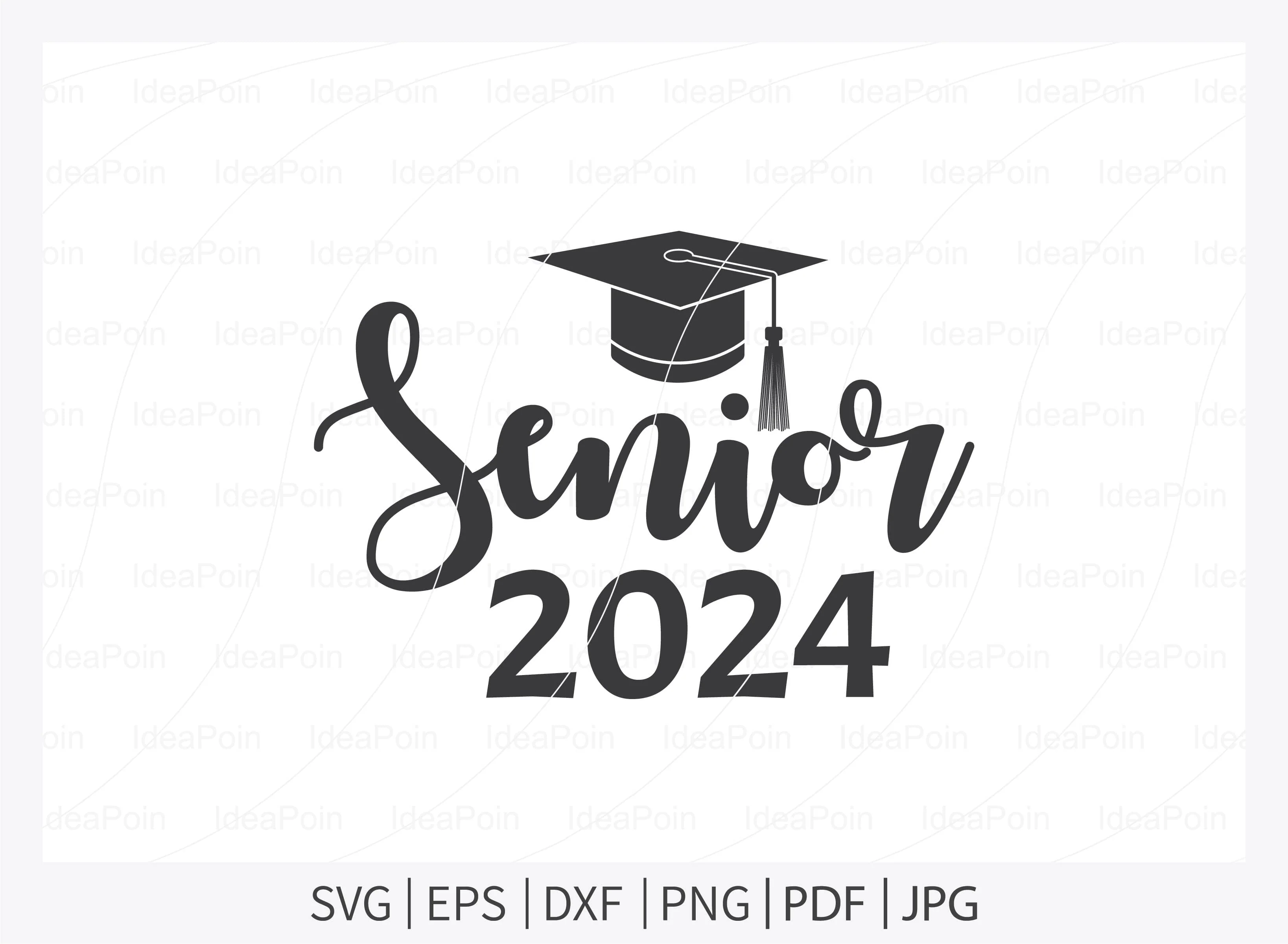 Class of 2024 svg, Class of 2024 svg Bundle, Graduation svg cap, senior 2024 svg, graduation svg, graduation shirt svg, 2024 Graduation svg - Image 6
