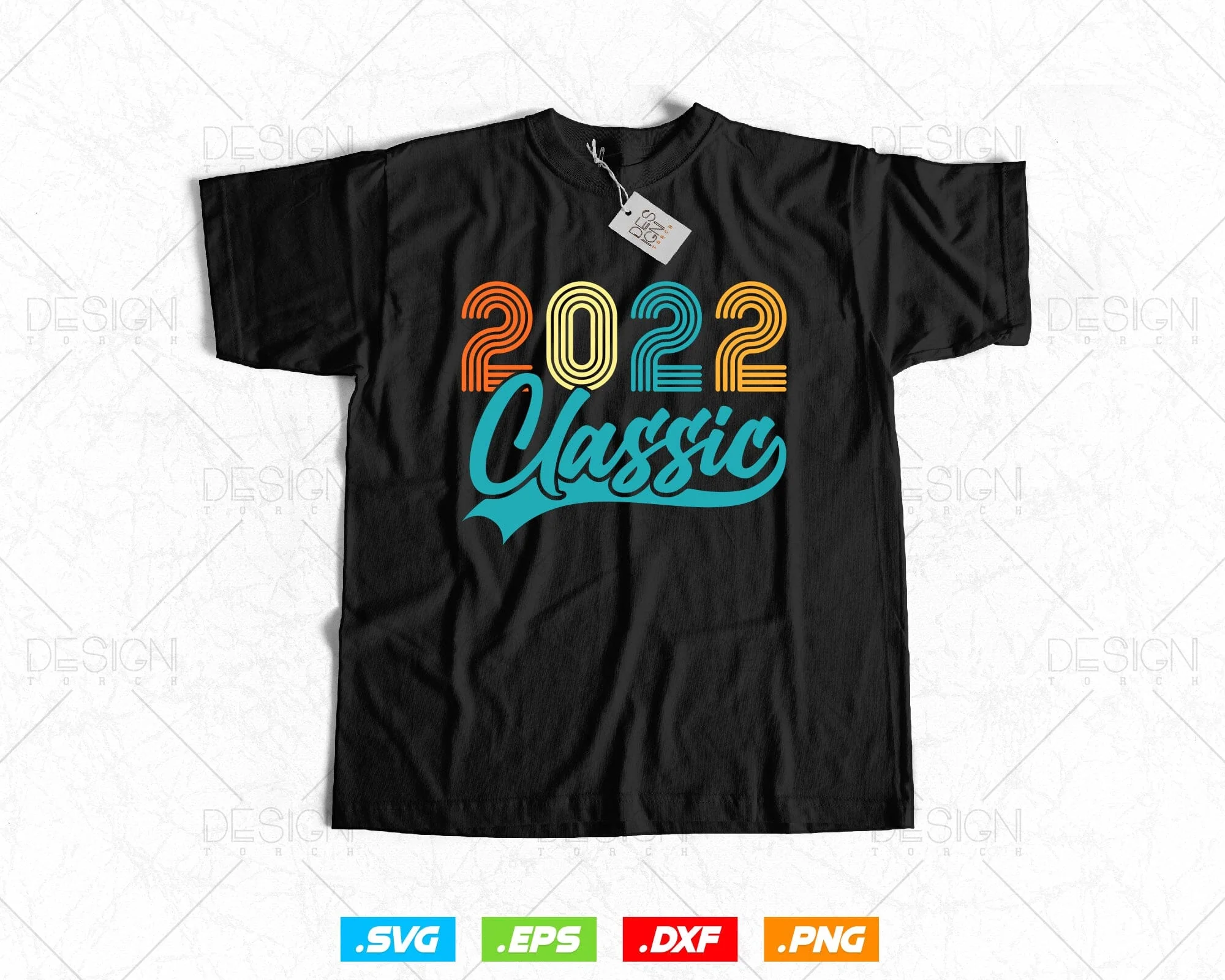 Classic 2022 Retro 2nd Birthday Shirt Svg Png, Vintage 2nd Birthday Year Number Tshirt, 2nd Birthday Gifts For Boy, 2nd Birthday Girl Svg - Image 2