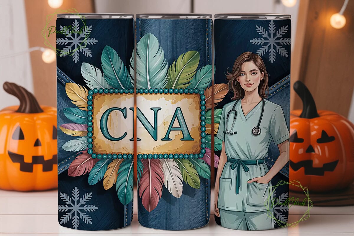 CNA Floral Tumbler Wrap - Image 2