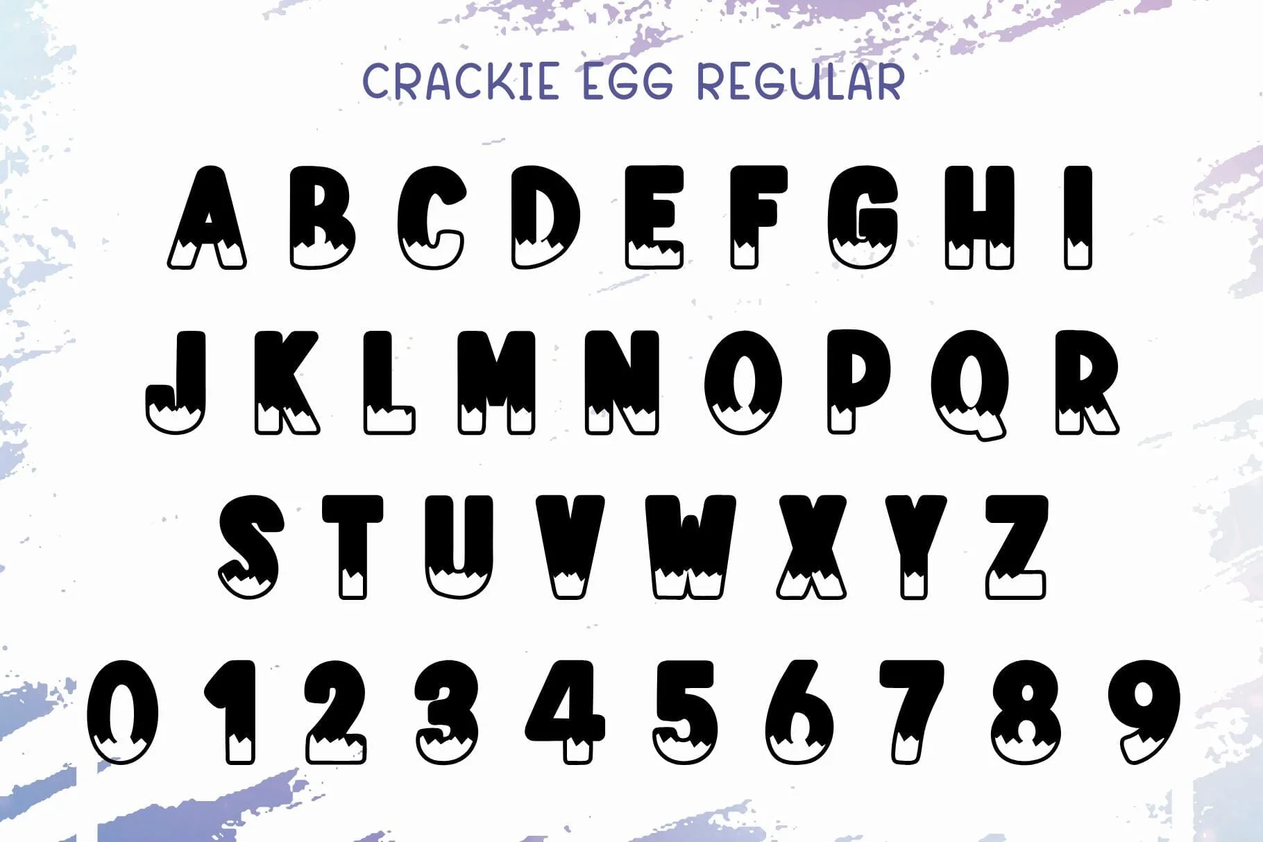 Crackie Egg – Cute Easter Display Font - Image 6