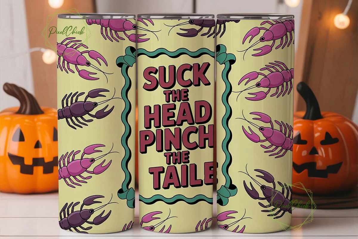 Crawfish Boil Fun 20oz Tumbler Wrap - Image 2