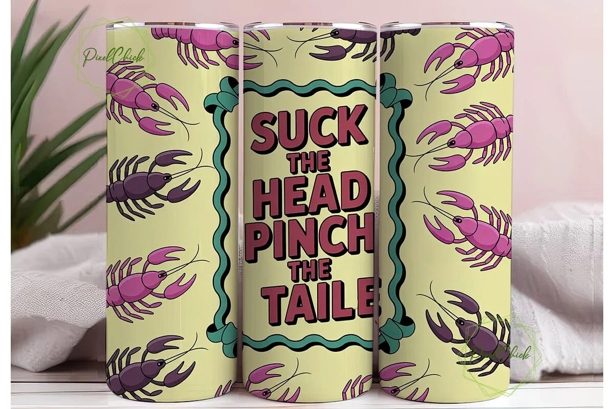 Crawfish Boil Fun 20oz Tumbler Wrap - Image 3