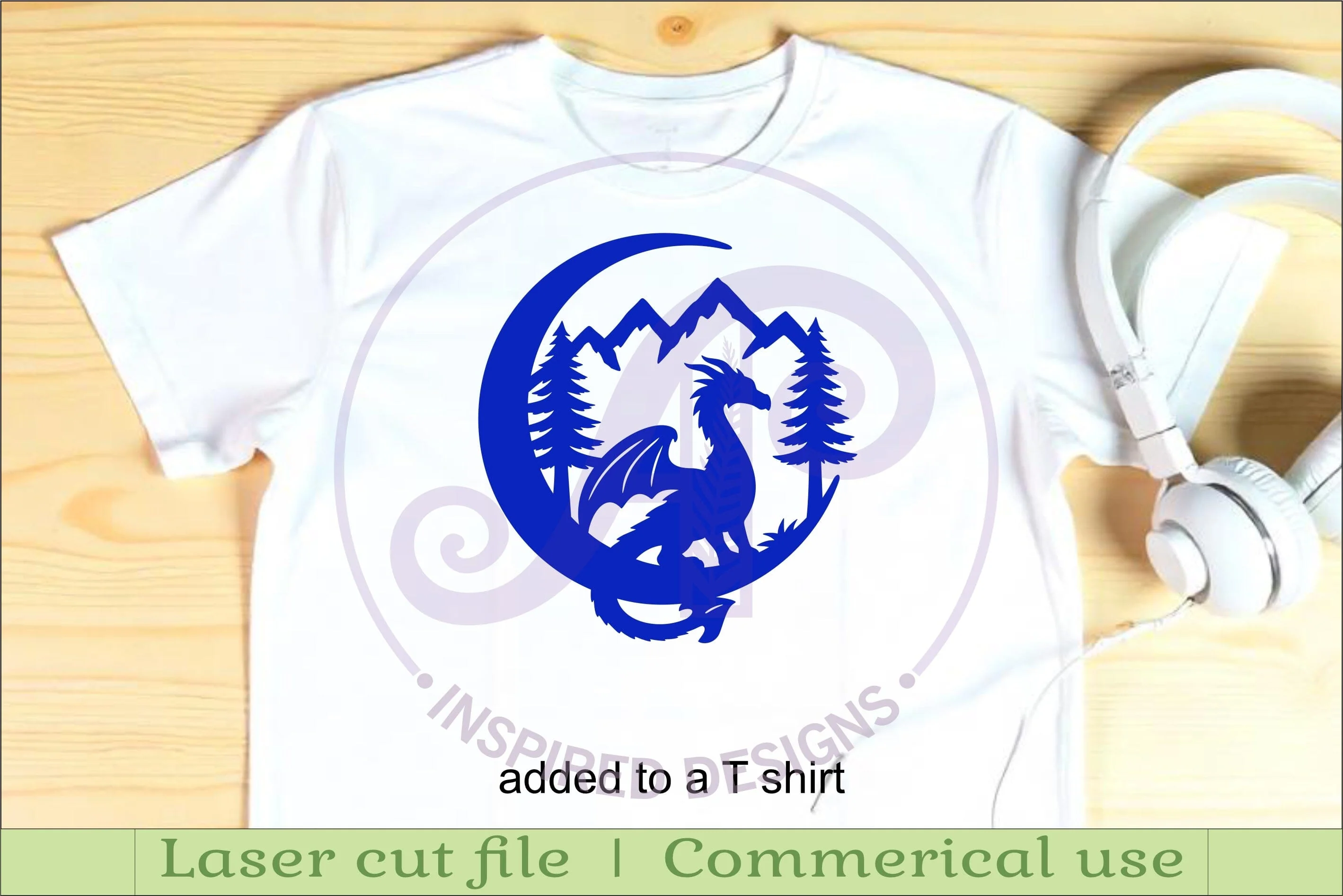 Crescent Moon Dragon wall sign - Image 3