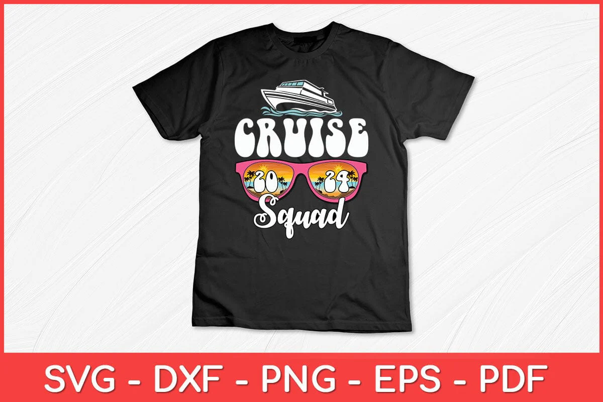 Cruise Squad 2024 Family Vacation Matching Svg Design - Image 2