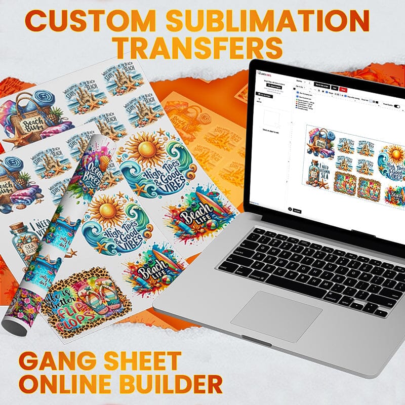 Custom Sublimation Gang Sheet Builder — Full-Color Ready-to-Press Transfers - Image 2