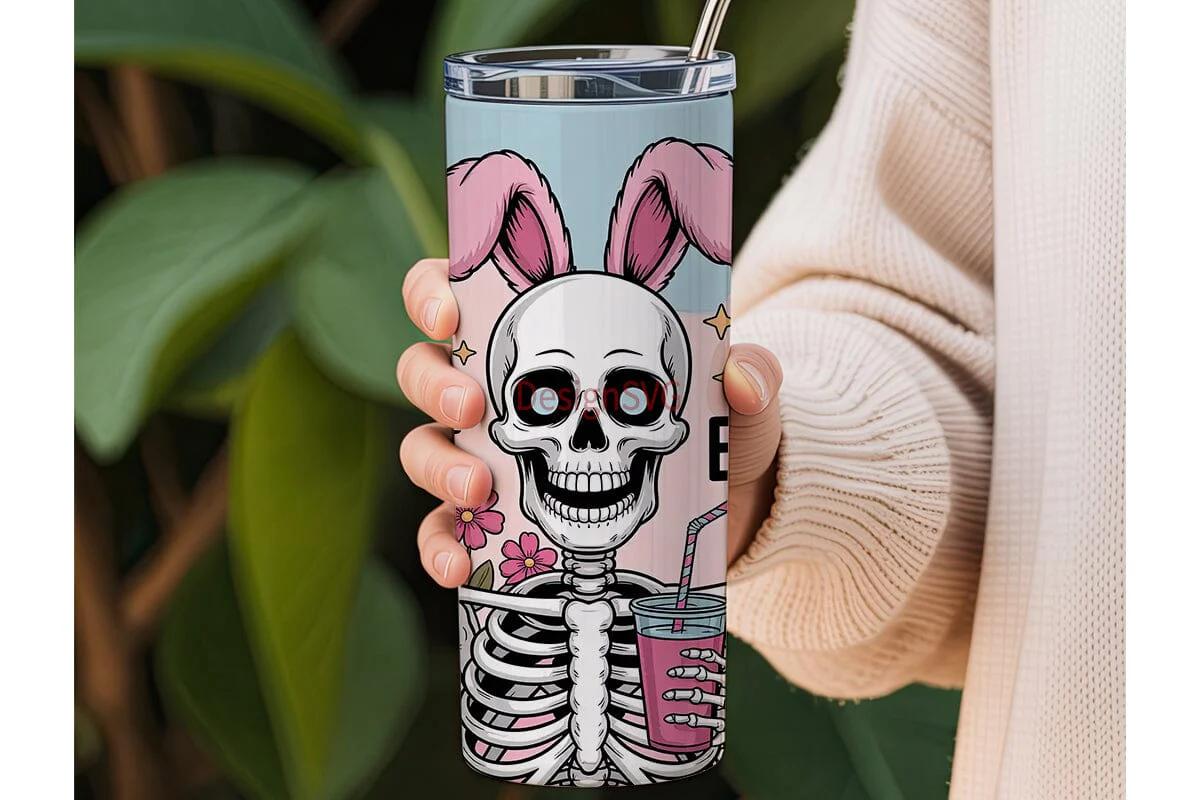 Dead Inside Easter Tumbler Wrap - Image 3
