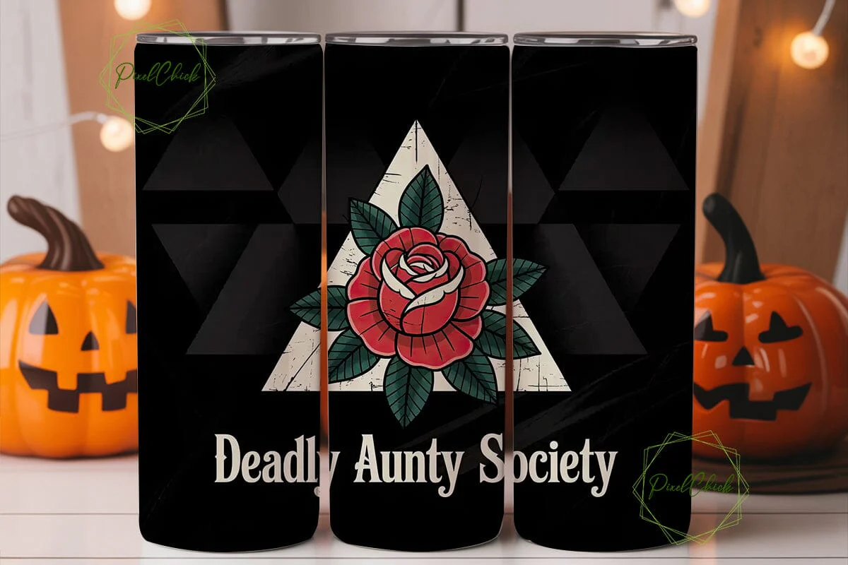 Deadly Aunty Society 20oz Tumbler Wrap - Image 2