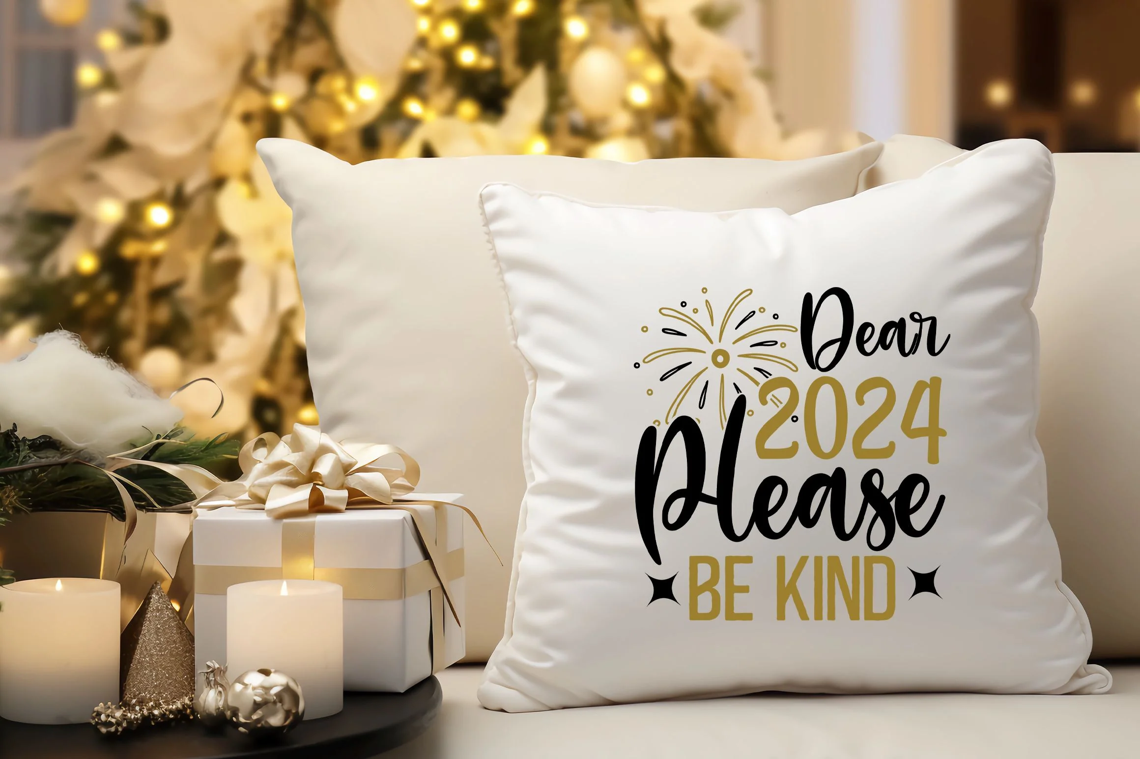 Dear 2024 please be kind Svg Design - Image 3