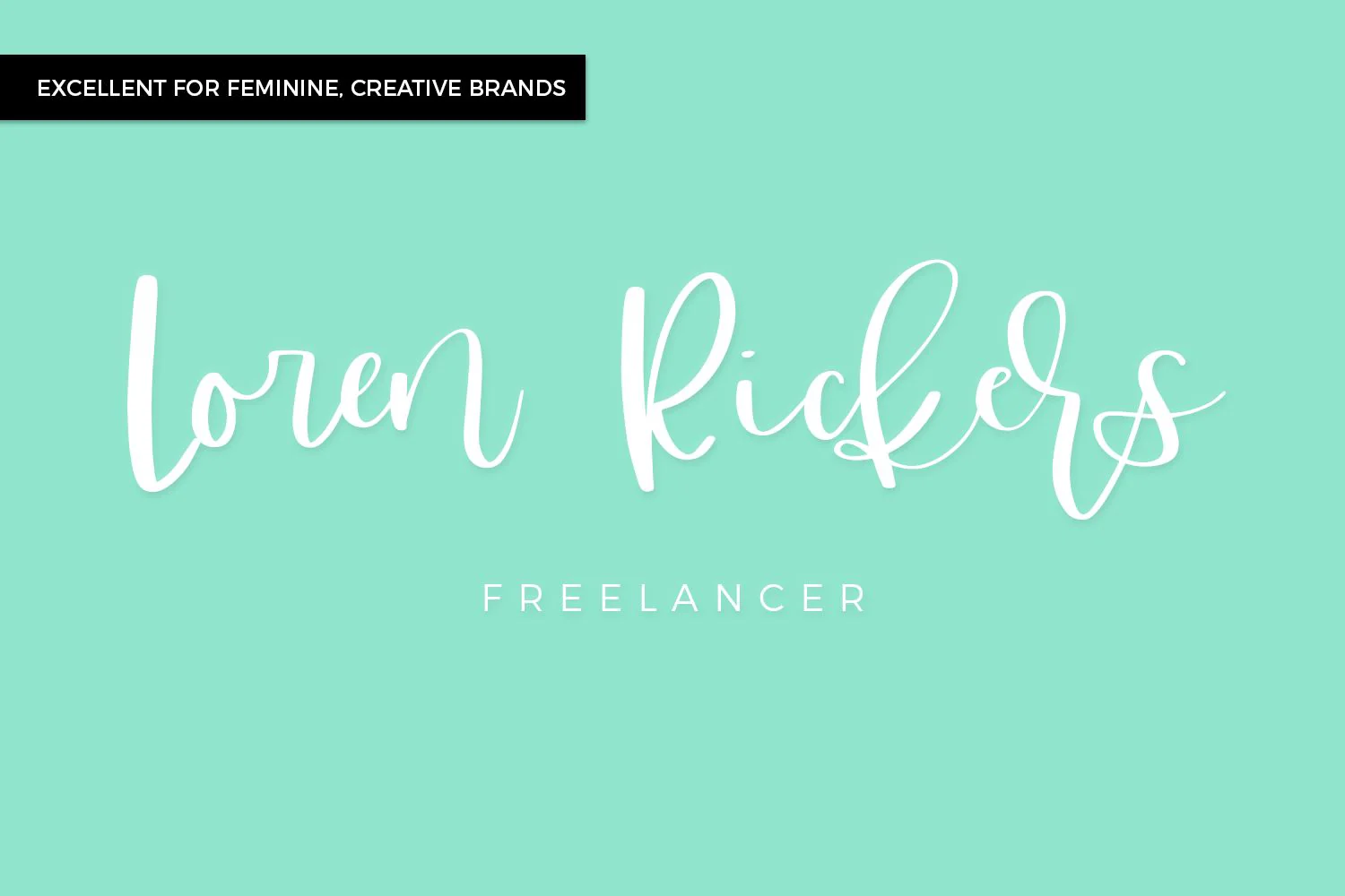 Dear Journal Calligraphy Font - Image 3