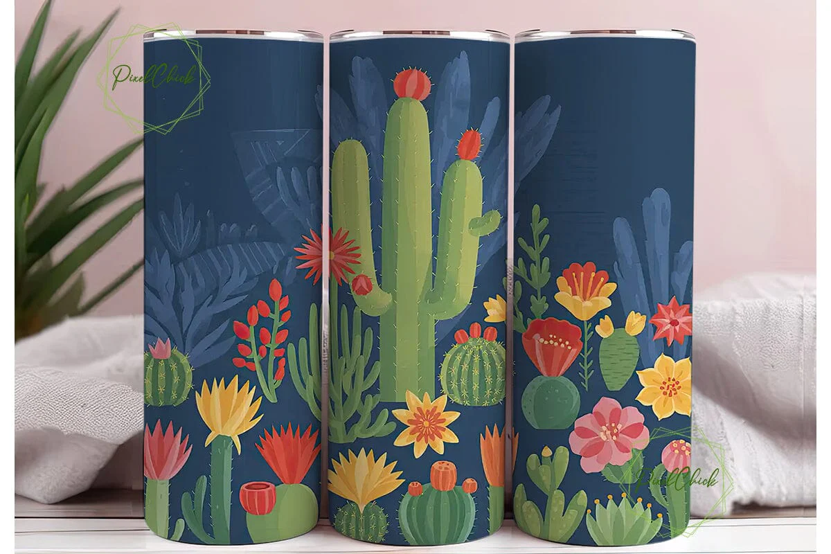 Desert Bloom 20oz Tumbler Wrap - Image 3