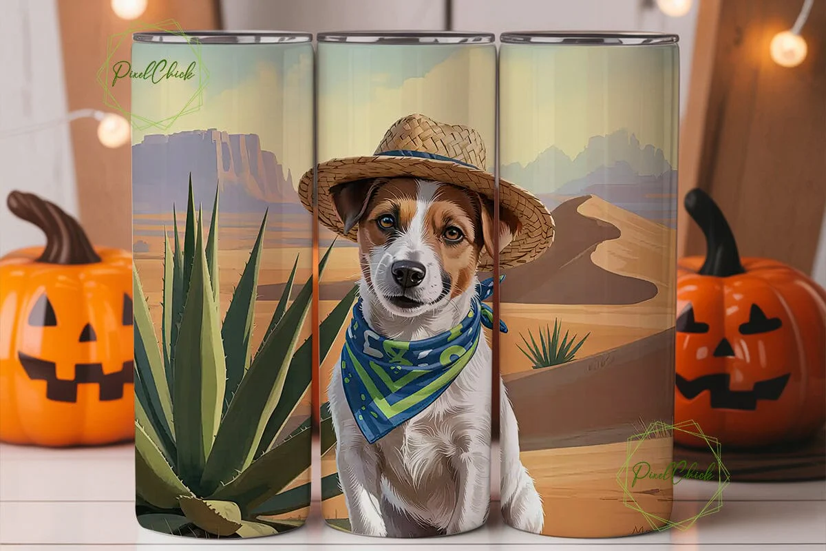 Desert Dog Adventure 20oz Tumbler Wrap - Image 3