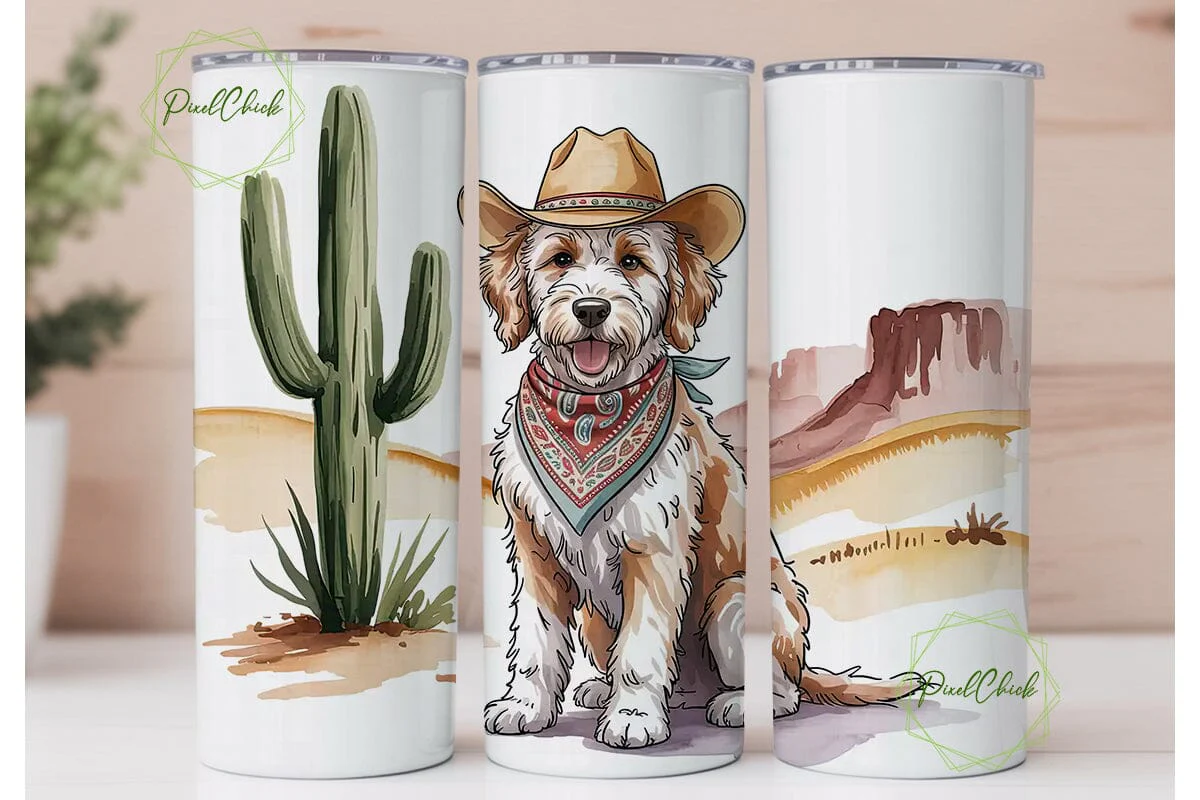Desert Doodle 20oz Tumbler Wrap - Image 2
