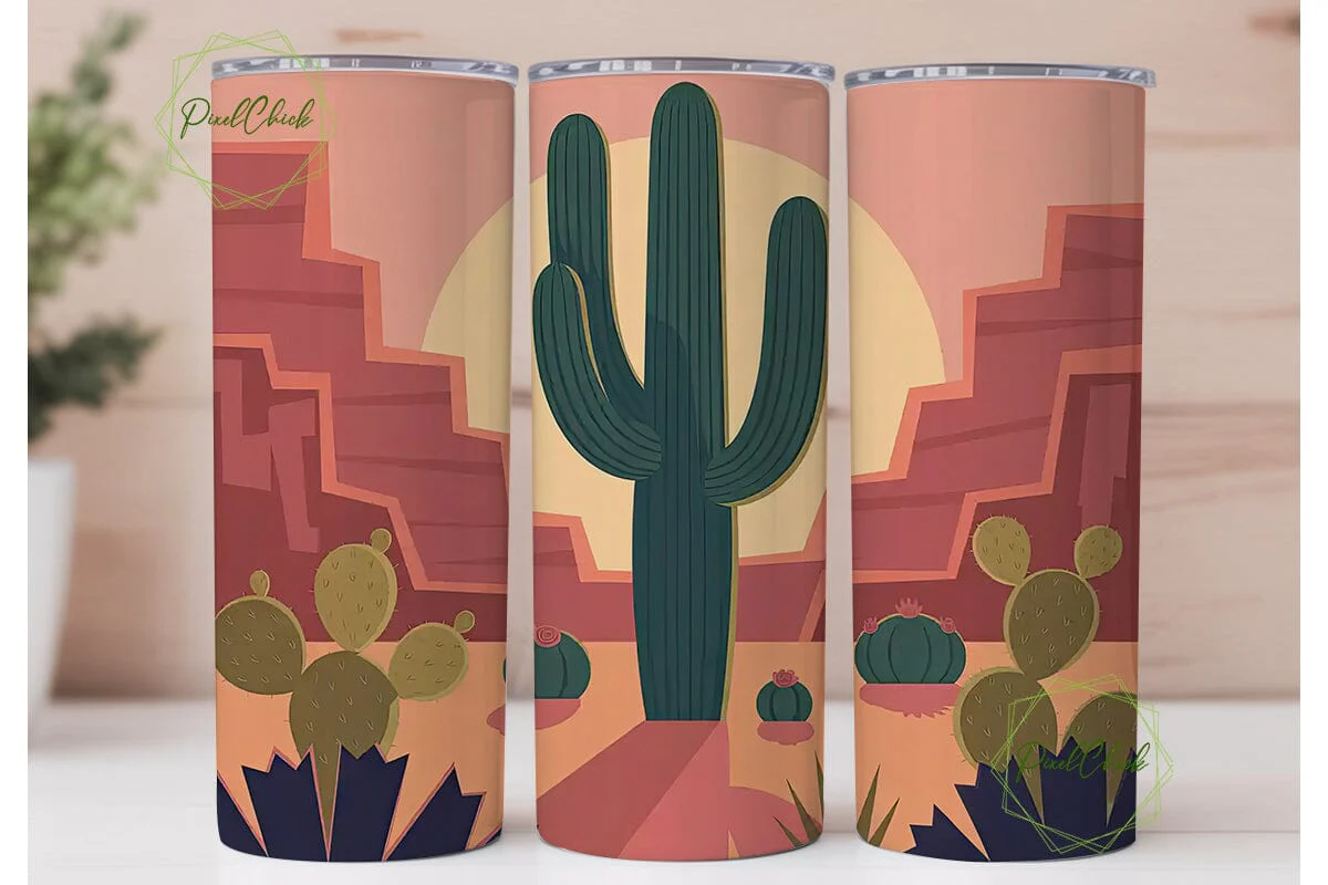 Desert Sunset 20oz Tumbler Wrap