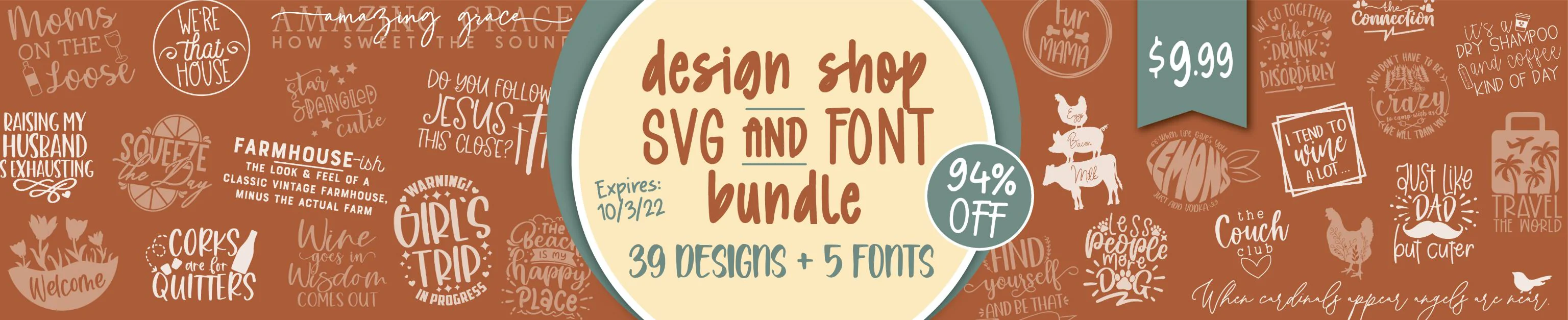 Design Shop SVG and Font Bundle [Reg. $9.99] - Image 2