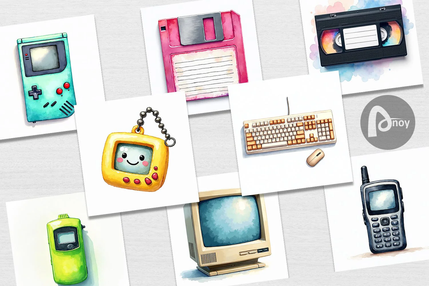 Digital Paper 90s Tech Gadgets - Image 2