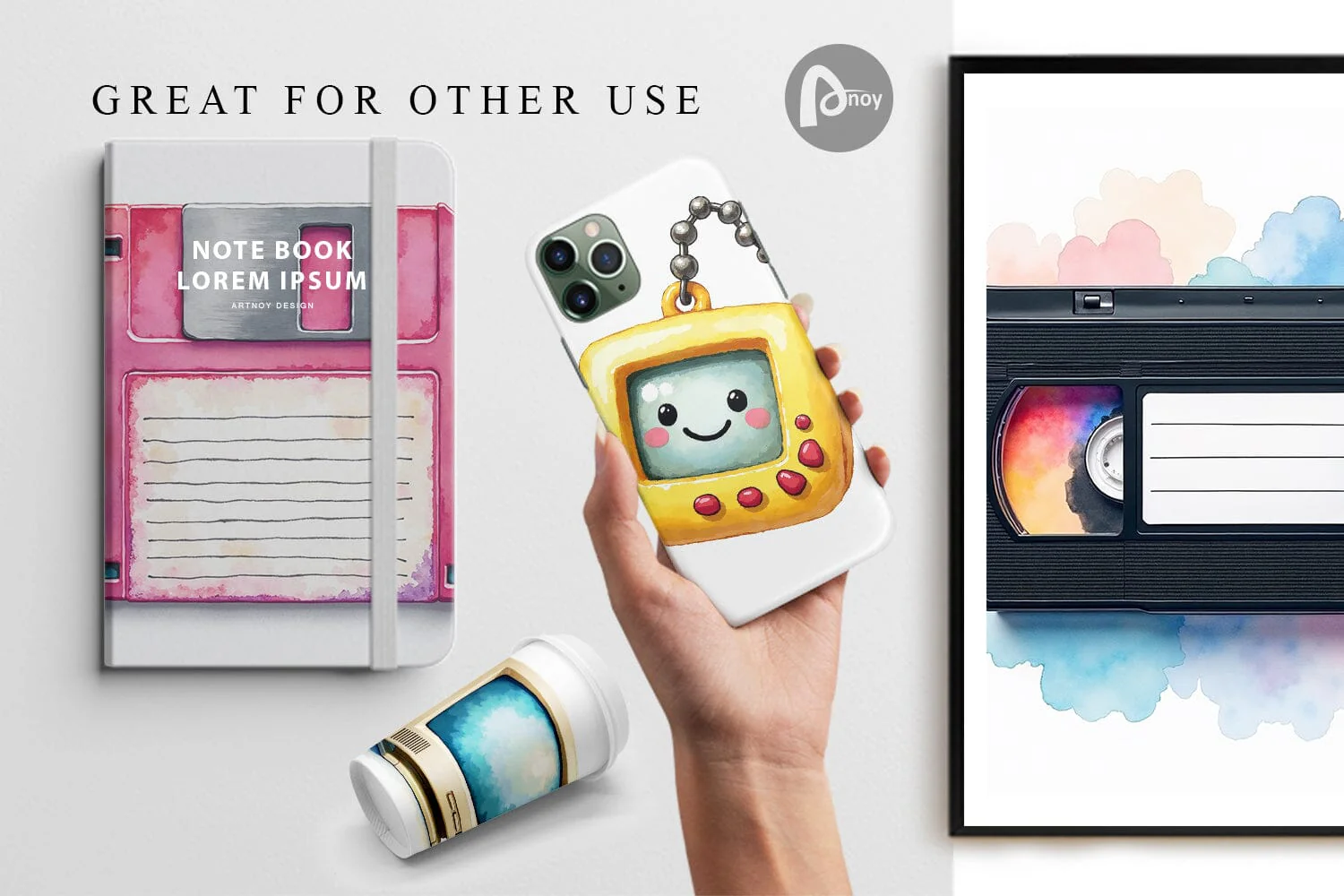 Digital Paper 90s Tech Gadgets - Image 3