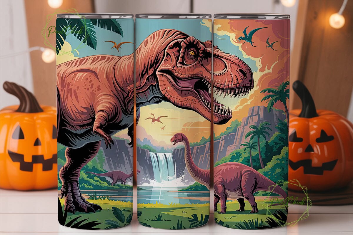 Dinosaur World 20oz Tumbler Wrap - Image 2