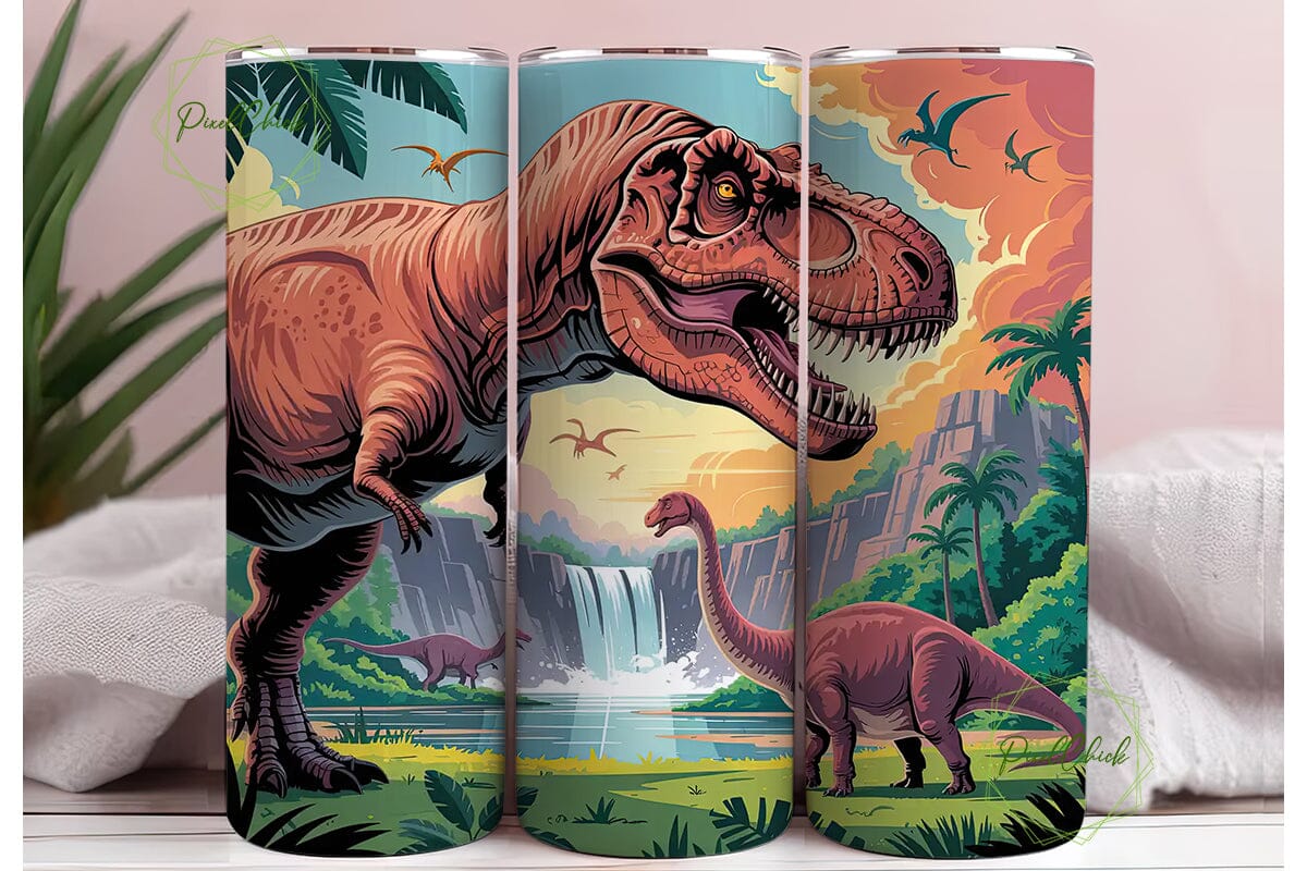 Dinosaur World 20oz Tumbler Wrap - Image 3