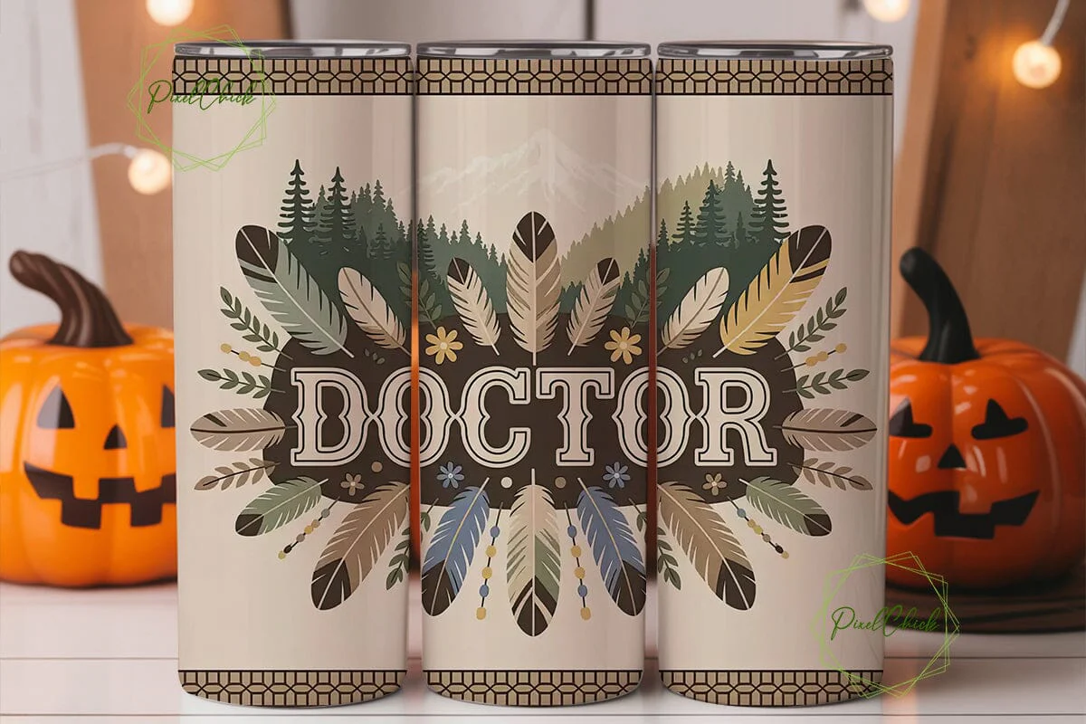 Doctor Boho 20oz Tumbler Wrap - Image 2