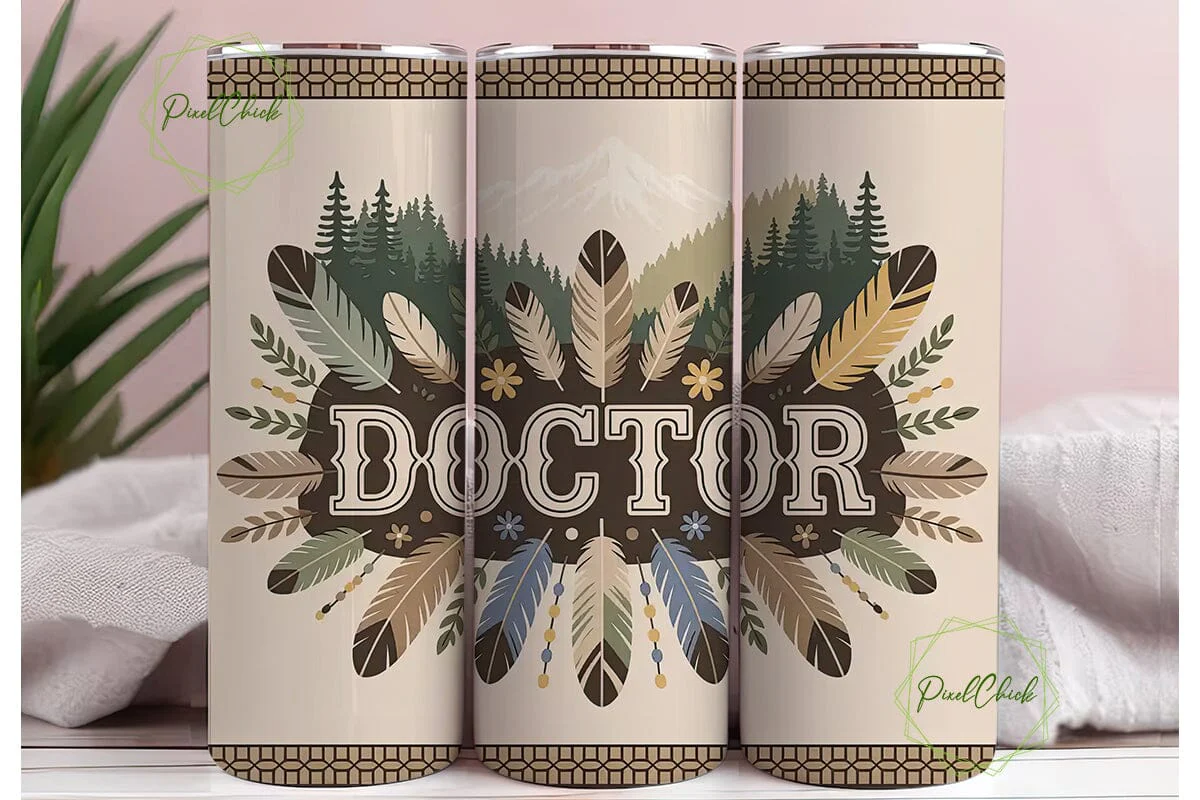 Doctor Boho 20oz Tumbler Wrap - Image 3