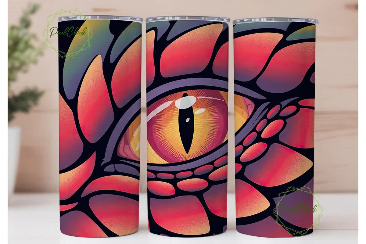 Dragon Eye 20oz Tumbler Wrap - Image 2