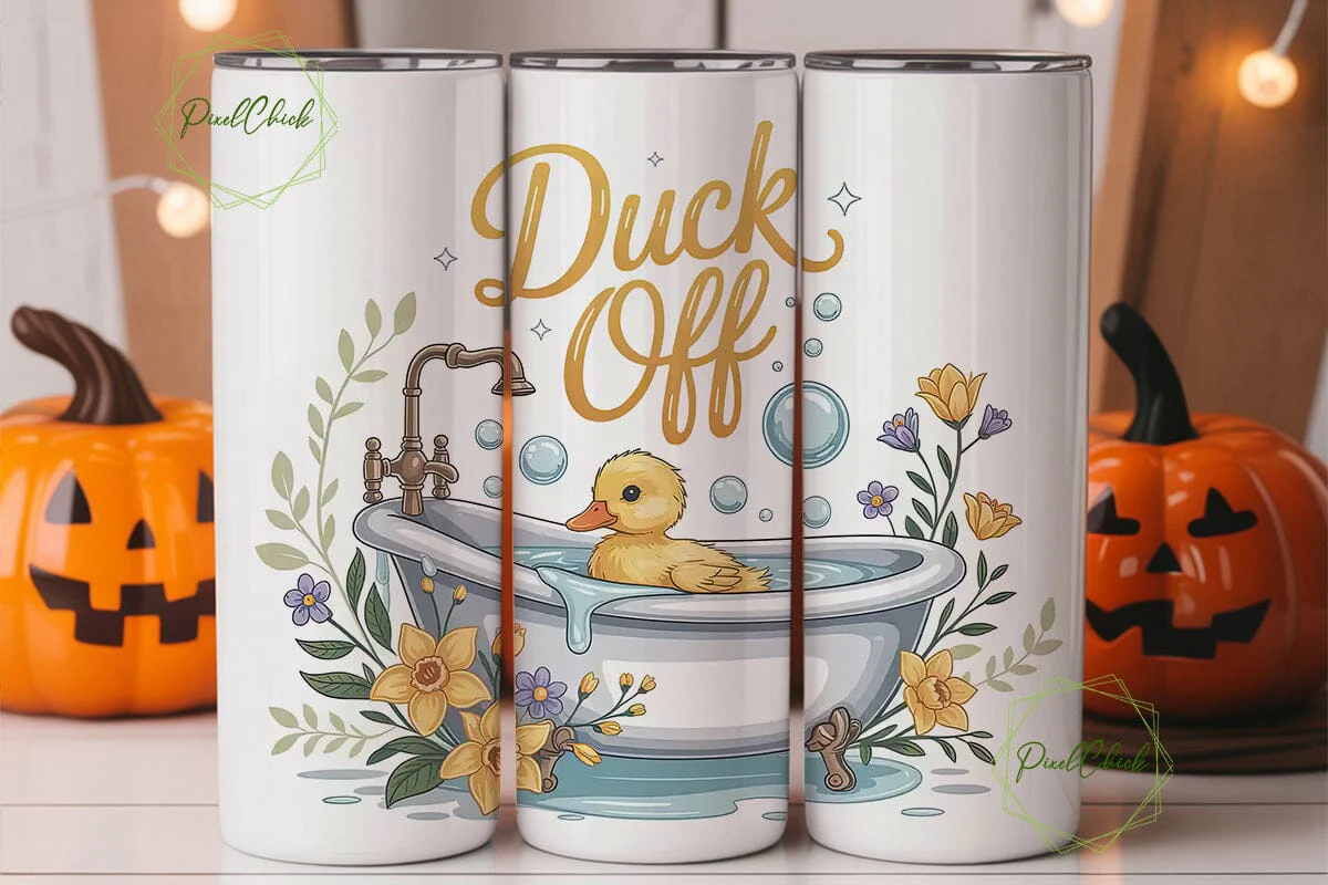 Duck Off 20oz Tumbler Wrap - Image 2