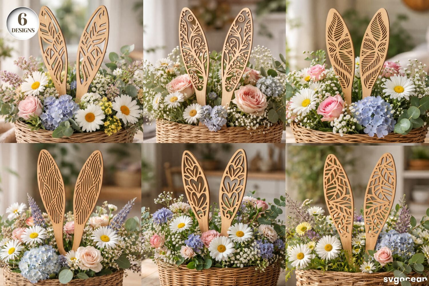 Easter Bunny Ears Laser Cut Bundle